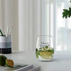 I Love To Wrap Both My HANDS Around It And SWALLOW Funny Wine Glass Gift For Women - Perfect For Bachelorette Parties, Gag Gift For Women, Gift Idea For Her, 17 Oz Stemless Wine Glasses -KitchenAid Shop 41sb2SFUHKL