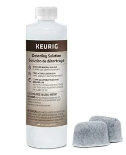 Keurig® Care Kit Includes Descaling Solution & Water Filter Cartridges, Compatible Classic/1.0 & 2.0 K-Cup Pod Coffee Makers, 3 Count