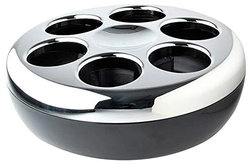 Helios Pure Bottle Cooler Black And Chrome, 30 X 30 X 10.9 Cm 4 Helios Pure Bottle Cooler Black And Chrome, 30 X 30 X 10.9 Cm - Image 2