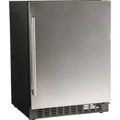 24" Refrigerator With Solid Stainless Steel Door, A124R-S