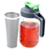 Cold Brew Coffee Maker Mason Jar 32 Oz Wide Mouth Mason Jar Iced Coffee Tea Pitcher With Coffee Filter Airtight & Leak-Proof Pitcher 1 Quart -KitchenAid Shop 41snJZiFu2L
