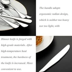 Silverware Set, 20-Piece Stainless Steel Flatware Cutlery Set Service For 4, Include Knife/Fork/Spoon, Mirror Polished And Dishwasher Safe -KitchenAid Shop 41snnxioDIL