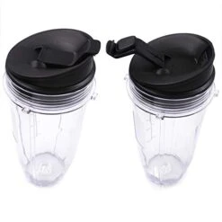 Replacement Blender Cup With Lid (2 Pack) 24 Oz Cups For Ninja Auto IQ BL480 BL482 BL642 BL682 BL450 BN401 BN751 BN801 Foodi SS351 SS151 SS401 Ninja Blender Auto IQ Blade 8 Replacement Blender Cup With Lid (2 Pack) 24 Oz Cups For Ninja Auto IQ BL480 BL482 BL642 BL682 BL450 BN401 BN751 BN801 Foodi SS351 SS151 SS401 Ninja Blender Auto IQ Blade -KitchenAid Shop 41srMa2OcXL