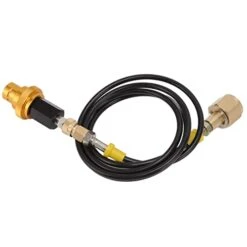 CO2 Adapter Hose Kit, Soda Machine Adapter Hose Kit 1.5m Black Soda Adapter Hose With Gold Quick Adapter CO2 Tank Refill Adapter W21.8 14 -KitchenAid Shop 41sthtMNKJL