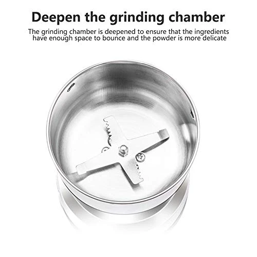 Multifunction Smash Machine With High-power Motor 10s Rapid Grinding Stainless Steel Electric Grain Grinder Mill For Spice Coffee Bean Seasonings Herb 6 Multifunction Smash Machine With High-power Motor 10s Rapid Grinding Stainless Steel Electric Grain Grinder Mill For Spice Coffee Bean Seasonings Herb - Image 4