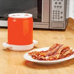 Microwave Bacon Can, Crafted With 100% BPA-Free Plastic, Kitchen Gadgets - Measures 6" High X 7" Diameter, By Chef's Pride -KitchenAid Shop 41svI8DV7LL