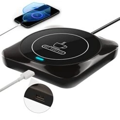 Offee Mug Warmer, Smart USB Coffee Cup Warmer With Pressure-Induced Auto On/Off, Coffee Accessories For Home Office Desk
