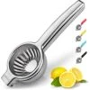 Lemon Squeezer Stainless Steel With Premium Heavy Duty Solid Metal Squeezer Bowl And Food Grade Silicone Handles - Large Manual Citrus Press Juicer And Lime Squeezer Stainless Steel -KitchenAid Shop 41t5RZZU5ML