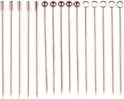 Stainless Steel Cocktail Picks Martini Picks Set (Pack Of 15) -KitchenAid Shop 41t6mXHmdxL. AC