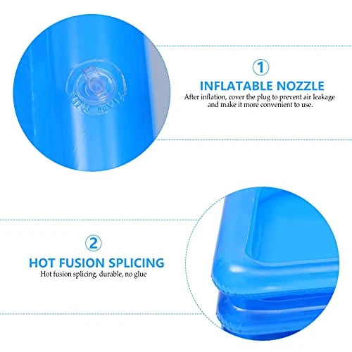 YARNOW Inflatable Cooler, 4PCS Inflatable Ice Serving Bar Coolers For Parties, Salad Picnic Ice Food Drinks Buffet Server Tray For Indoor Outdoor Party (Transparent) 8 YARNOW Inflatable Cooler, 4PCS Inflatable Ice Serving Bar Coolers For Parties, Salad Picnic Ice Food Drinks Buffet Server Tray For Indoor Outdoor Party (Transparent) - Image 6