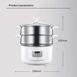 MJWDP Electric Steamer Multifunctional Household Large-capacity -in Thermal Insulation Power-off Steamer Steamer Steamed Buns 13 MJWDP Electric Steamer Multifunctional Household Large-capacity -in Thermal Insulation Power-off Steamer Steamer Steamed Buns -KitchenAid Shop 41tSOumI0HL 1