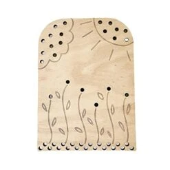 CANAFA Wooden Flower Rack Children's Outdoor Exploration Of Nature In Spring Hunting Game Baby Parent Child Interactive Toys Fraction Magnets