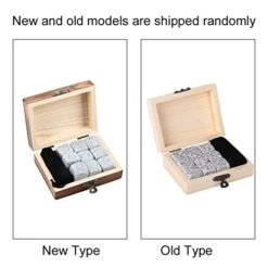 Whiskey Chiller Stones Gift Set, 9Pcs/Box Ice Stone Party Bar Reusable Granite Ice Cubes For Wine Craft Beer Whiskey Drinks Juice (Withe) 12 Whiskey Chiller Stones Gift Set, 9Pcs/Box Ice Stone Party Bar Reusable Granite Ice Cubes For Wine Craft Beer Whiskey Drinks Juice (Withe) -KitchenAid Shop 41tUkNJ8eOL