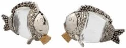 Mud Pie Crab Salt And Pepper Shaker Set, Silver 3 1/2" X 2 1/2" -KitchenAid Shop 41tfqSb25mL. AC