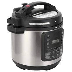 2 In 1 Pressure Cooker Air Fryer, US Plug 6L Multi-Use Programmable Slow Cooker Electric Rice Cooker Kitchen Utensils 120V