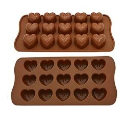 Chocolate Molds Multipurpose Hotels Commercial Building Lollipop Molds Metal (A-Brown, One Size)