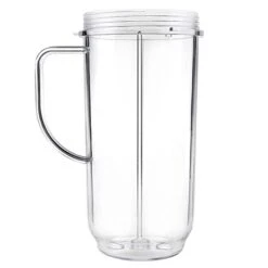 Tall 22oz Replacement Part Cup Mug With Handle Compatible With 250w Magic Bullet On-The-Go Mug