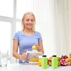 12 Pack Plastic Juice Bottles, 8oz Plastic Bottles With Caps Reusable Beverage Containers With Black Tamper Caps Clear Plastic Smoothie Bottles Bulk For Homemade Juices, Milk, Juicing, Beverages -KitchenAid Shop 41tsofYgYkS