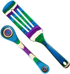 Ique Mumbai Collection 2-in-1 Wooden Measuring Spoon With Tablespoon And Teaspoon Measurements -KitchenAid Shop 41u3Ri6kxWL. AC