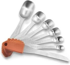 Measuring Spoons 18/8 Stainless Steel Measuring Spoons Set Of 7 Piece With 1 Leveler Dry And Liquid Ingredients (Dual Sided) -KitchenAid Shop 41uBTxN96aL. AC