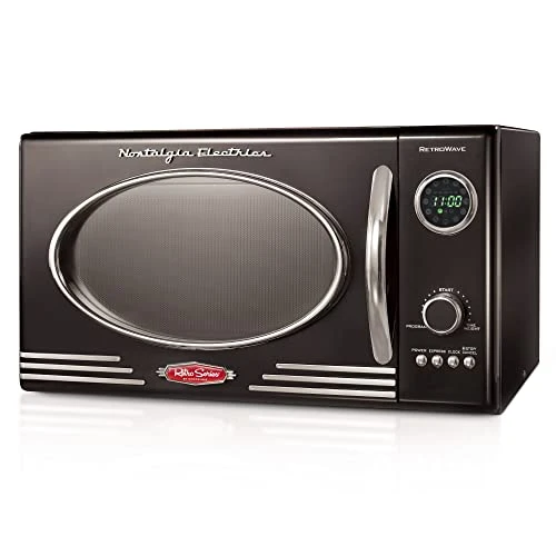 Retro Countertop Microwave Oven, 0.9 Cu. Ft. 800-Watts With LED Digital Display, Child Lock, Easy Clean Interior, Cu.Ft, Black & Frigidaire ETO102-BLACK, 2 Slice Toaster, 900w, Black 3 Retro Countertop Microwave Oven, 0.9 Cu. Ft. 800-Watts With LED Digital Display, Child Lock, Easy Clean Interior, Cu.Ft, Black & Frigidaire ETO102-BLACK, 2 Slice Toaster, 900w, Black