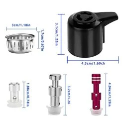 Steam Release Handle,Float Valve Replacement Parts With Anti-Block Shield For Instant Pot Duo/Duo Plus 3, 5, 6 And 8 Quart,Instant Pot Smart Wifi(6 Qt) (DUO)