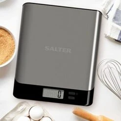 Salter Alter Pro Digital Kitchen Scales - Electronic Food Weighing, Slim Design Cooking Scale Home Appliance, LCD Display, Add & Weigh, Compact Storage, Easy To Clean, 15 Year Guarantee - Stainless Steel 14 Salter Alter Pro Digital Kitchen Scales - Electronic Food Weighing, Slim Design Cooking Scale Home Appliance, LCD Display, Add & Weigh, Compact Storage, Easy To Clean, 15 Year Guarantee - Stainless Steel -KitchenAid Shop 41uOEe0dELL