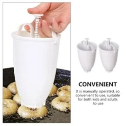 2pcs Donut Maker Manual Donut Molds Plastic Doughnut Machine Biscuit Donut Maker Waffle Dispenser Pastry Making Bake Ware Diy Baking Tool For Party Baking -KitchenAid Shop 41uYay7gijL