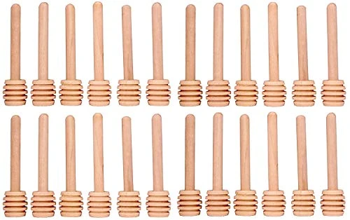 ® 24 Pack Of Mini 3 Inch Wood Honey Dipper Sticks, Server For Honey Jar Dispense Drizzle Honey, Wedding Party Favors 4 ® 24 Pack Of Mini 3 Inch Wood Honey Dipper Sticks, Server For Honey Jar Dispense Drizzle Honey, Wedding Party Favors - Image 2