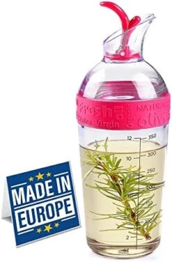 Oil Dispenser Bottle, Vinegar Cruet With Pourer, Kitchen Oil Container With Spout For Cooking Olive Oil Vegetable Oil Balsamic Vinegar, Plastic Oil Holder With Rubber Cap, Easy Refill, Red -KitchenAid Shop 41ullkjExQL. AC