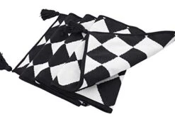 Black And White Diamond Woven Table Runner - 14 X 71 Inch Checker Runner Table Centerpiece For Dining Home Decor, Indoor Parties, Holiday Events Tassel Table Runner 12 Black And White Diamond Woven Table Runner - 14 X 71 Inch Checker Runner Table Centerpiece For Dining Home Decor, Indoor Parties, Holiday Events Tassel Table Runner -KitchenAid Shop 41uoVoIoXNL
