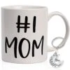 Great Mothers Day Gifts For Mom From Daughter Son, Best Mom Mug, Mom Coffee Mug, 11 Oz, 1 Mom Letter Printed Novelty Coffee Mugs Birthday Gifts For Mom, Mother's Day Gifts For Mom -KitchenAid Shop 41uplFhg1HL