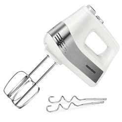Hand Mixer Electric, REDMOND Hand Held Mixer With Turbo Function, Stainless Steel 5-Speed Kitchen Mixer For Whipping, Mixing Cookies, Cakes, Dough Batters, Cream