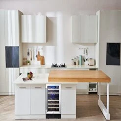 Wine Cooler Refrigerator, Digital Temperature Control Freestanding Or Built-in Dual Zone Wine Cellar, Up To 28 Bottles 13 Wine Cooler Refrigerator, Digital Temperature Control Freestanding Or Built-in Dual Zone Wine Cellar, Up To 28 Bottles -KitchenAid Shop 41uviJ5IndL