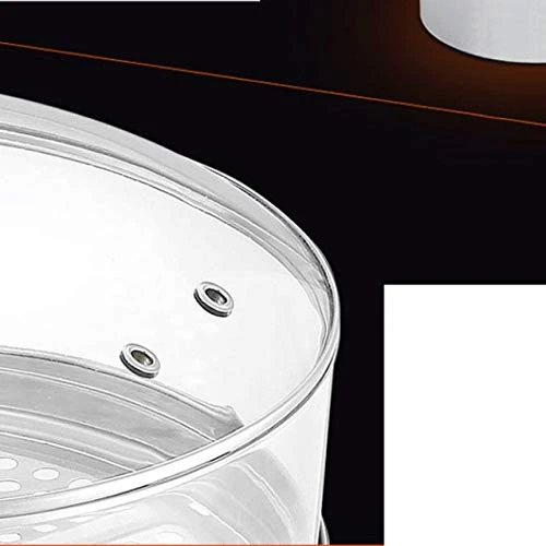 THICK 32cm Diameter Smart Electric Steamer 6 Gear Adjustable 3 Layer Multi Cooker Transparent Type Household Electric Steaming Pot 6 THICK 32cm Diameter Smart Electric Steamer 6 Gear Adjustable 3 Layer Multi Cooker Transparent Type Household Electric Steaming Pot - Image 4