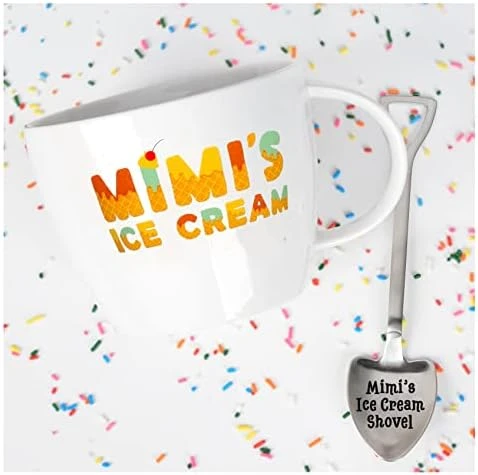 On Caffeine Gifts For Papa – Papa’s Ice Cream Bowl And Engraved Spoon Papa’s Ice Cream Shovel – Ideal Father’s Day Gift, Christmas Gift Or Birthday Gift (Papa) 8 On Caffeine Gifts For Papa – Papa’s Ice Cream Bowl And Engraved Spoon Papa’s Ice Cream Shovel – Ideal Father’s Day Gift, Christmas Gift Or Birthday Gift (Papa) - Image 6