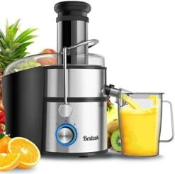 Juice Extractor, Bextcok Centrifugal Juicer Machines Ultra Fast Extract Various Fruit And Vegetable Electric Juice Extractor With 3" Large Feed Chute BPA Free Easy Clean For Orange Celery Carrot -KitchenAid Shop 41v YSymk5L. AC