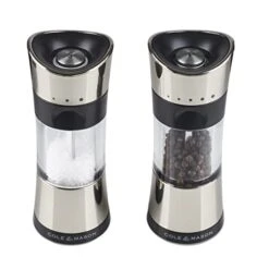 Cole & Mason Precision Horsham Inverta Salt And Pepper Mill Gift Set, Chrome, 15 Cm -KitchenAid Shop 41v9X9qsV0L