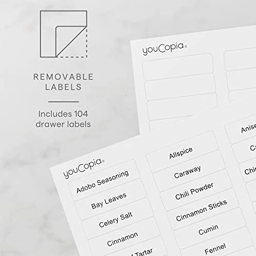 YouCopia SpiceStack Spice Rack Organizer, Adjustable, White 5 YouCopia SpiceStack Spice Rack Organizer, Adjustable, White - Image 3