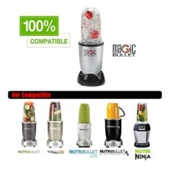 11 PCS Blender Replacement Parts Cross Blade 16OZ Replacement Cup With Handle,12OZ Short Cup With Lip Ring And Stay-Fresh Lid Replacement Cups Compatible With Magic Bullet Blender Cups MB1001 Series -KitchenAid Shop 41vH3zmSJtL 1