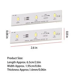 2Pcs Freezer Led Light Strip Bar Electronic Components Dc12V Freezer Cooler Fridge Refrigerator Led Light Strip Bar For Sw Bx02B Dc 12V -KitchenAid Shop 41vQBTLyGdL