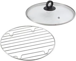 Accessory Bundle For 6QT Nutri-Pot Digital Pressure Cooker – Genuine Parts From Original Manufacturer, Tempered Glass Lid, Cooking Rack, 3 Silicone Gaskets & 200-Recipe Cookbook -KitchenAid Shop 41vgey1SP8L. AC