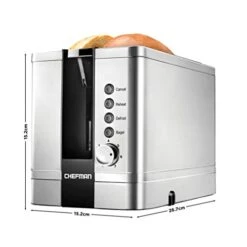 2-Slice Pop-Up Stainless Steel Toaster W/ 7 Shade Settings Extra Wide Slots For Toasting Bagels, Defrost/Reheat/Cancel Functions, Removable Crumb Tray, 850W, 120V, Silver -KitchenAid Shop 41vpN3VY0QL