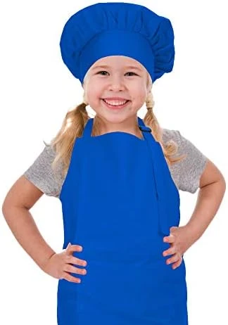 CRJHNS Kids Apron And Chef Hat Set, Adjustable Cotton Child Aprons With Large Pocket White Girls Boys Kitchen Bib Aprons For Cooking Baking Painting 16 CRJHNS Kids Apron And Chef Hat Set, Adjustable Cotton Child Aprons With Large Pocket White Girls Boys Kitchen Bib Aprons For Cooking Baking Painting - Image 14