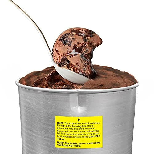 IM-308L, 4 Qt. Electric Motorized Ice Cream Maker Ice & Rock Salt, 4Qt. Freezing Canister, Creamy Ice Cream, Gelato, Frozen Yogurt, Or Sorbet, Recipe Booklet 7 IM-308L, 4 Qt. Electric Motorized Ice Cream Maker Ice & Rock Salt, 4Qt. Freezing Canister, Creamy Ice Cream, Gelato, Frozen Yogurt, Or Sorbet, Recipe Booklet - Image 5