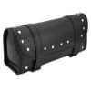 Motorcycle Motorbike Front Rear Fork Tool Bag Handlebar Bags Luggage Saddlebag Pouch Black PU Leather Roll Barrel Shape -KitchenAid Shop 41vxwEbAmoL