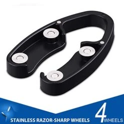 2 Pack Magnetic Design Wine Foil Cutter, 4 Stainless Blades Foil Remover For Wine Bottles - Gift Box Package For Wine Lovers -KitchenAid Shop 41wCc4vNmhL