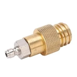 CO2 Refilling Connector, Perfect Match Soda Refill Adapter Brass TR21‑4 Male Thread Easy Installation Durable For Replacement