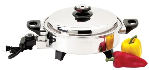 3-1/2-Quart Surgical Stainless-Steel Oil Core Skillet 3 3-1/2-Quart Surgical Stainless-Steel Oil Core Skillet