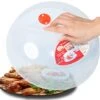 Ge Microwave Cover For Food Easy Grip Microwave Splatter Cover Guard Lid With Steam Vent And BPA Free & 11.5 Inch, Dishwasher Safe
